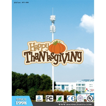 Tour de communication 30m-60m en acier Q235 pour Thanksgiving